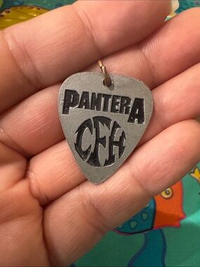 PANTERA metal Band guitar pick pendant Vintage 2003 SUPER RARE